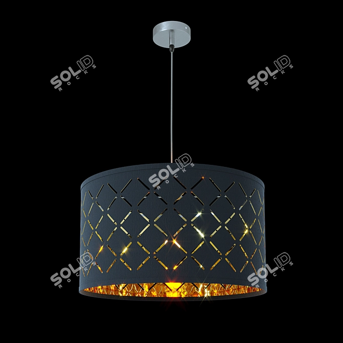 Elegant Clarke Pendant Light 3D model image 1