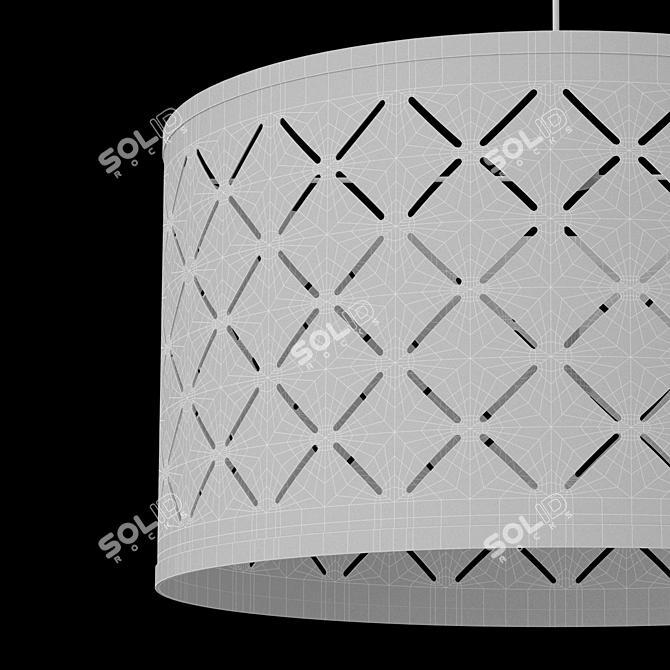 Elegant Clarke Pendant Light 3D model image 2