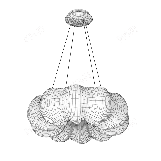 Elegant Prima Chandelier - ODEON LIGHT 4065 3D model image 2