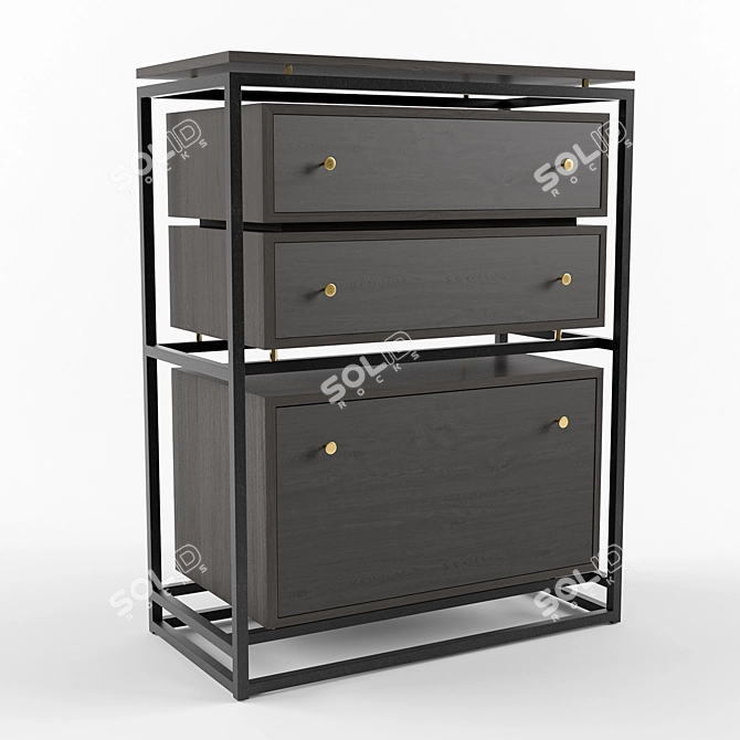 Modular ODA Storage System 3D model image 1