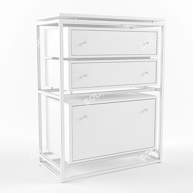 Modular ODA Storage System 3D model image 3