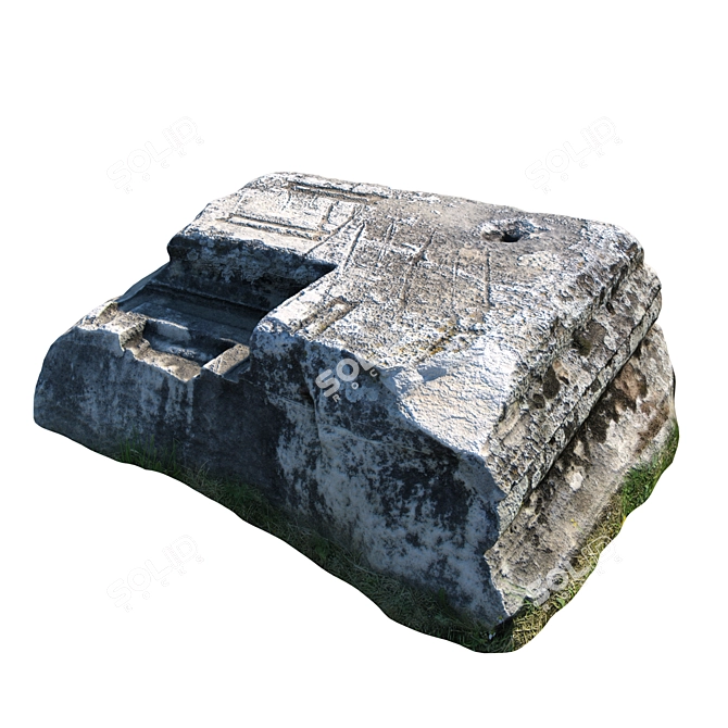 Ancient Stone Debris 3D model image 1