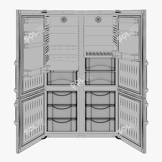 Liebherr CS & CBS Combo: Ultimate Efficiency 3D model image 3