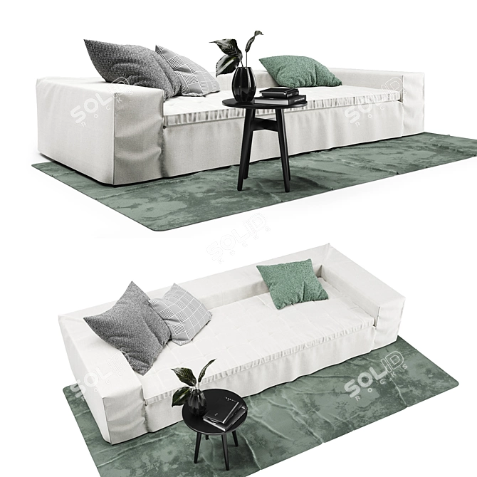 Elegant Airport Set with Poliform 3D model image 1