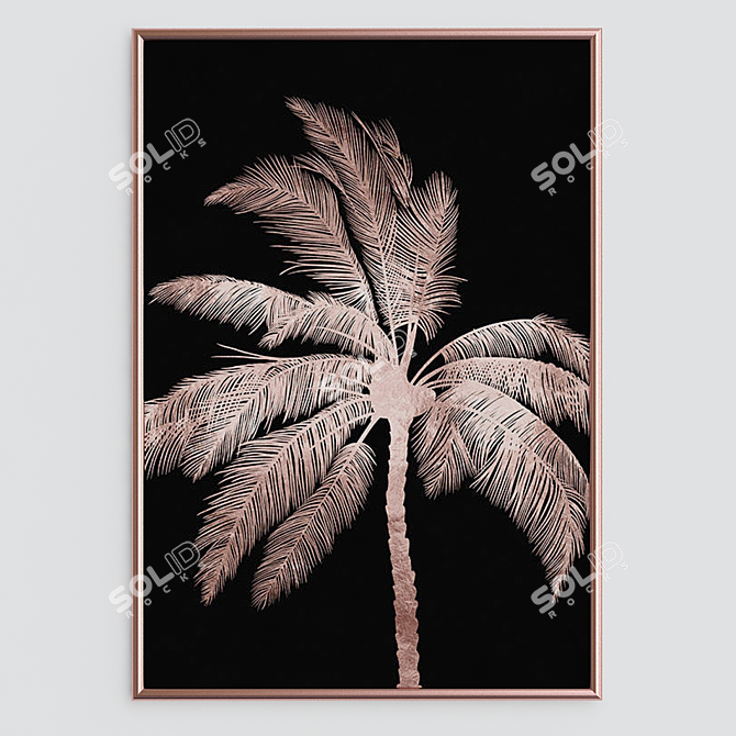 Tropical Paradise Wall Art 3D model image 1