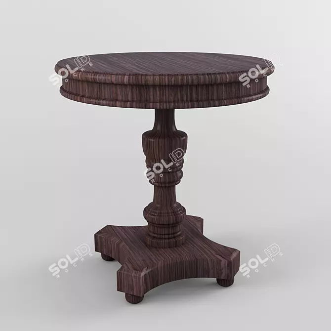 Sweet Indulgence: Exquisite Dessert Table 3D model image 1