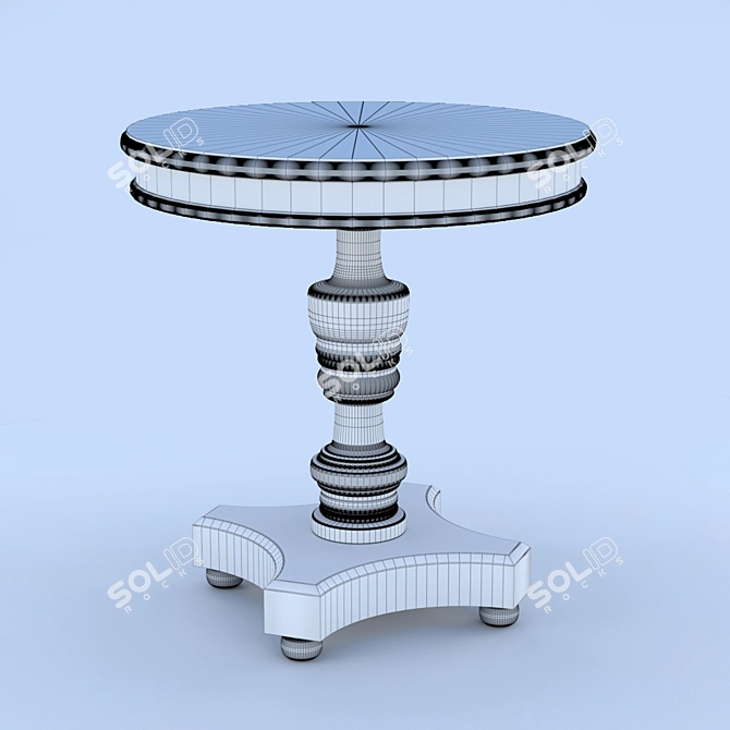 Sweet Indulgence: Exquisite Dessert Table 3D model image 2