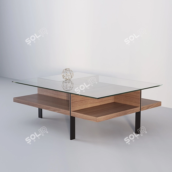 Safavieh Coffee Table: Elegant and Functional 3D model image 1