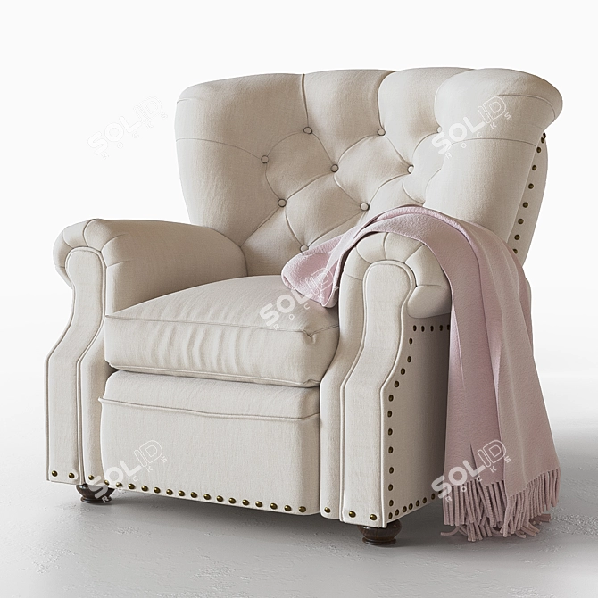 Pottery Barn Lansing Recliner 3D model image 1