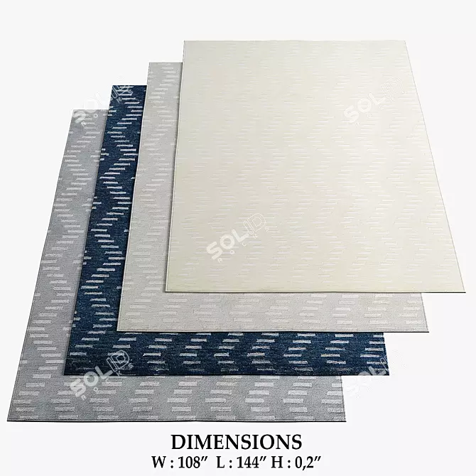 Restoration Hardware Rugs Collection 3D model image 1