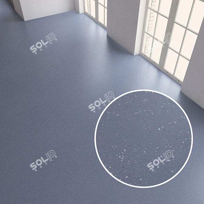 Seamless Vinyl Floor Tiles 3D model image 1