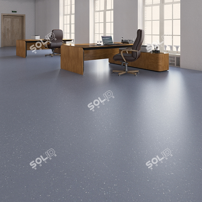 Seamless Vinyl Floor Tiles 3D model image 3