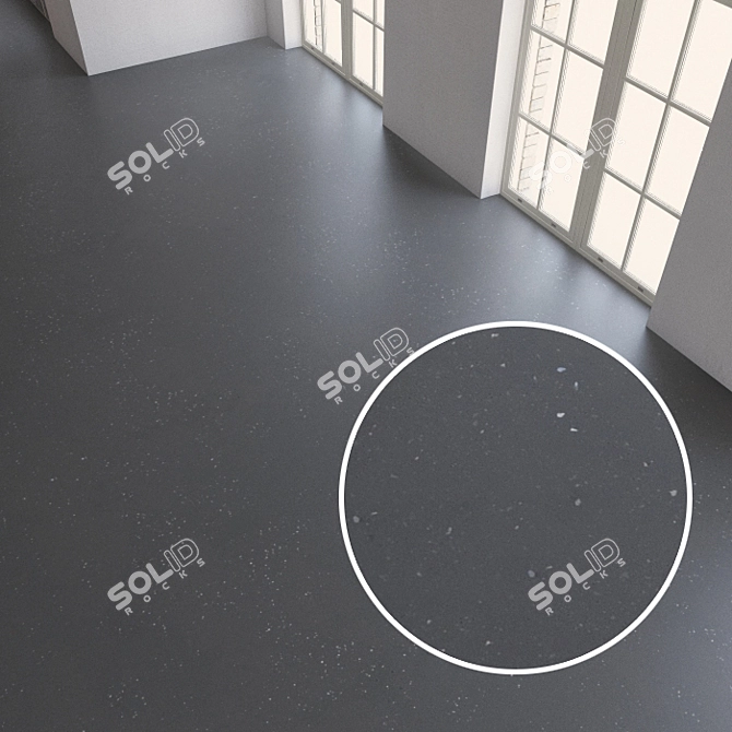 Seamless Vinyl Floor Tiles 3D model image 1