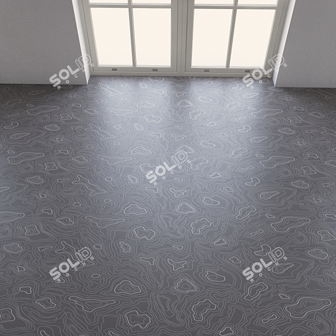 Seamless Vinyl Flooring: High-quality Forbo Production 3D model image 2