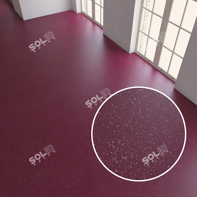 Seamless Vinyl Flooring by Forbo 3D model image 1