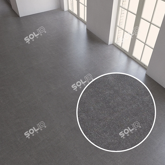 Seamless Vinyl Tiles: Premium Quality 3D model image 1