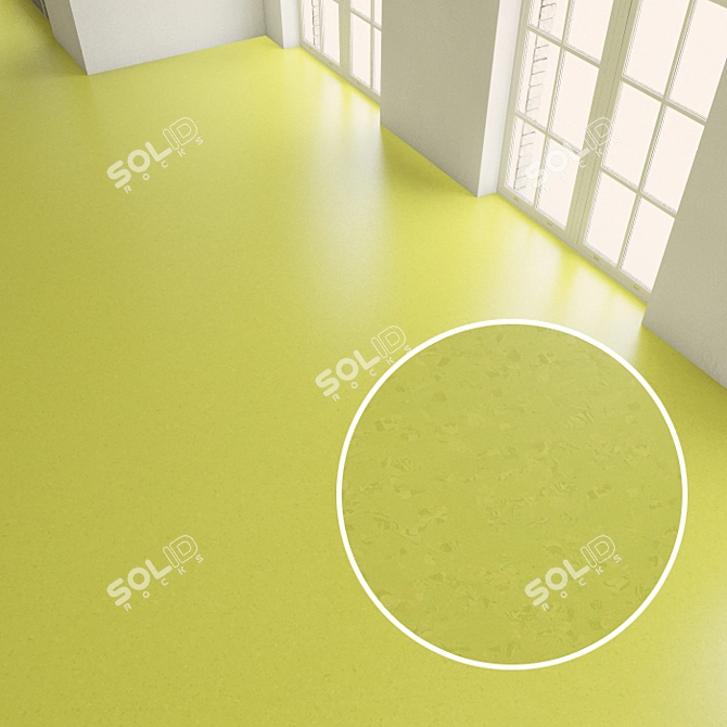 Seamless Vinyl Floor Tiles 3D model image 1