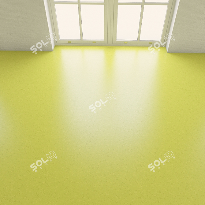 Seamless Vinyl Floor Tiles 3D model image 2