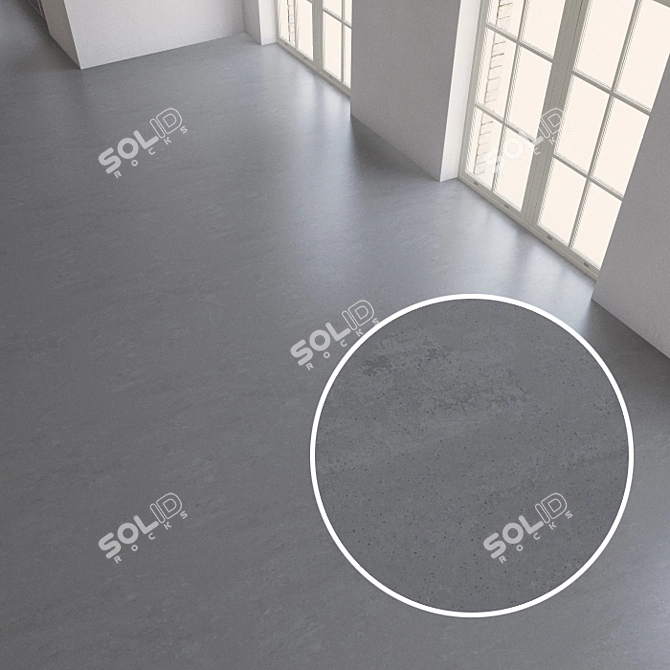 Seamless Vinyl Floor Tiles 3D model image 1