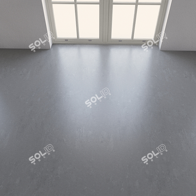 Seamless Vinyl Floor Tiles 3D model image 2