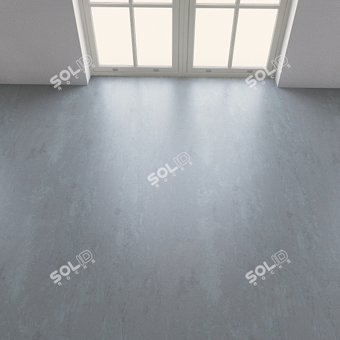 Seamless Vinyl Flooring: Forbo Production 3D model image 2