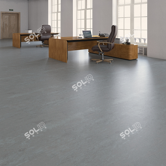 Seamless Vinyl Flooring: Forbo Production 3D model image 3