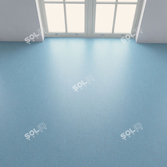 Seamless Vinyl Floor Tiles 3D model image 2