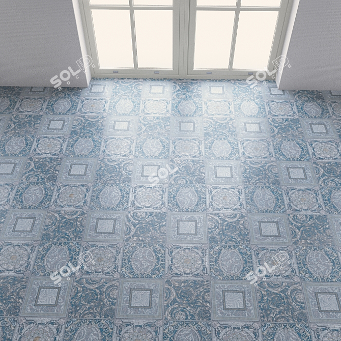Seamless Vinyl Flooring by Tarkett 3D model image 2