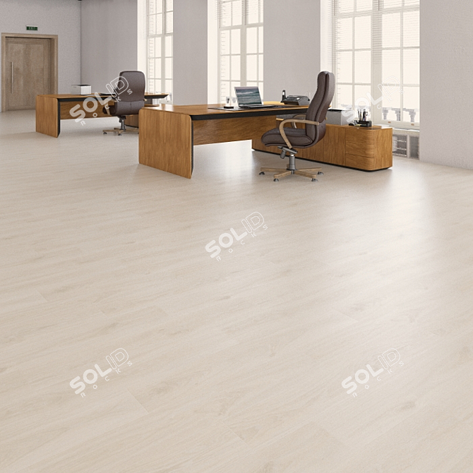 Seamless Vinyl Flooring by Tarkett 3D model image 3
