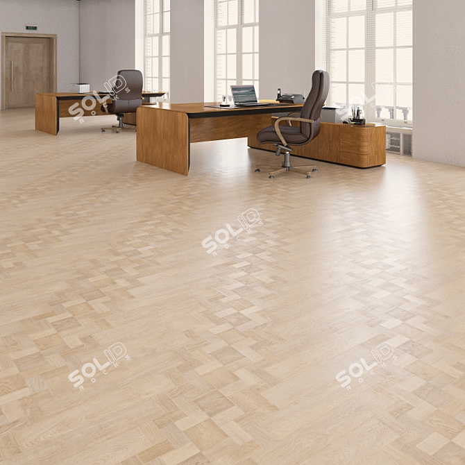 Title: Seamless Vinyl Flooring by Tarkett 3D model image 3