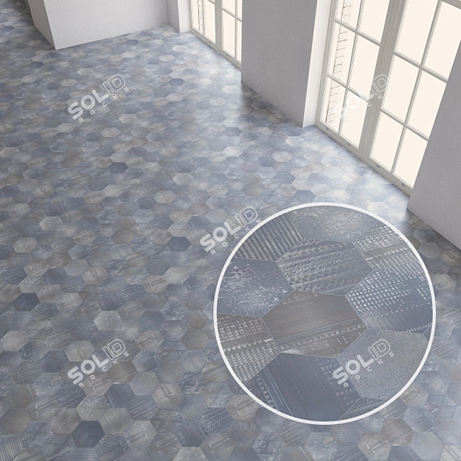 Seamless Linoleum by Tarkett 3D model image 1