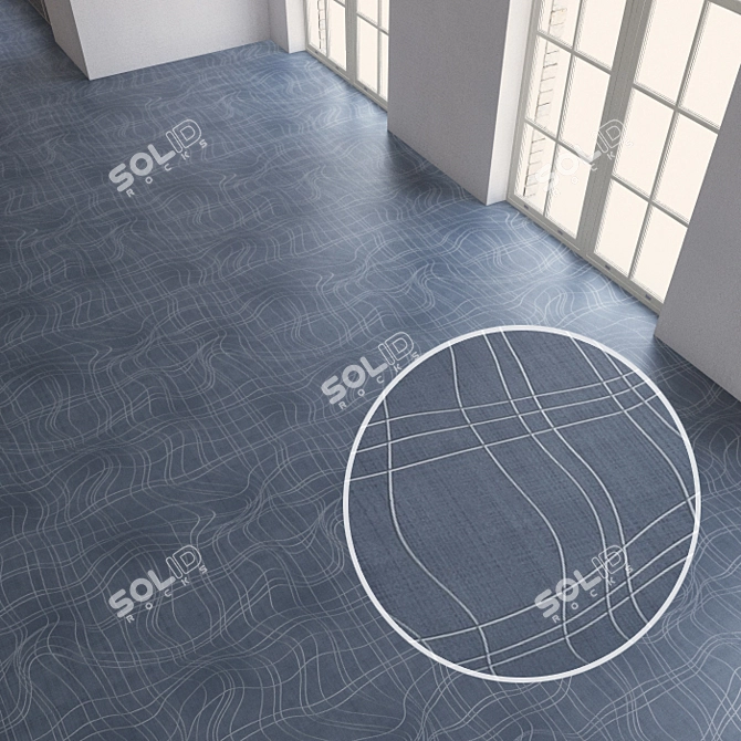 Seamless Linoleum by Tarkett 3D model image 1