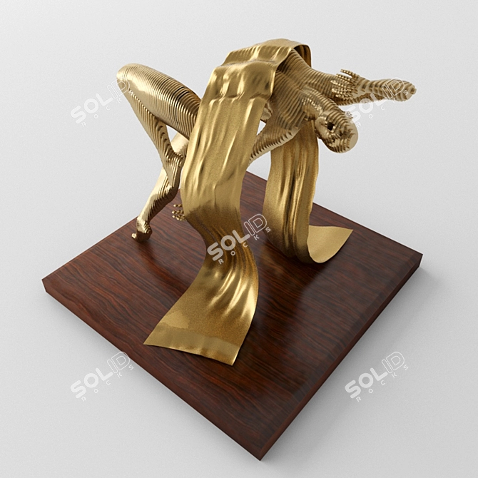 Eleganta: Parametric Sculpture Masterpiece 3D model image 2
