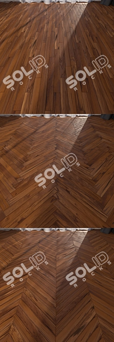 Parquet Tek: Versatile & Stunning Flooring 3D model image 2