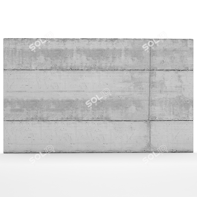 Plasret Concrete Call: Durable and Versatile 270x448cm Slab 3D model image 1