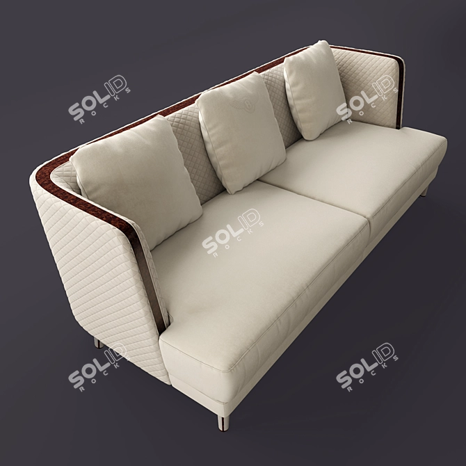 Luxury Bentley Stamford Sofa 3D model image 2