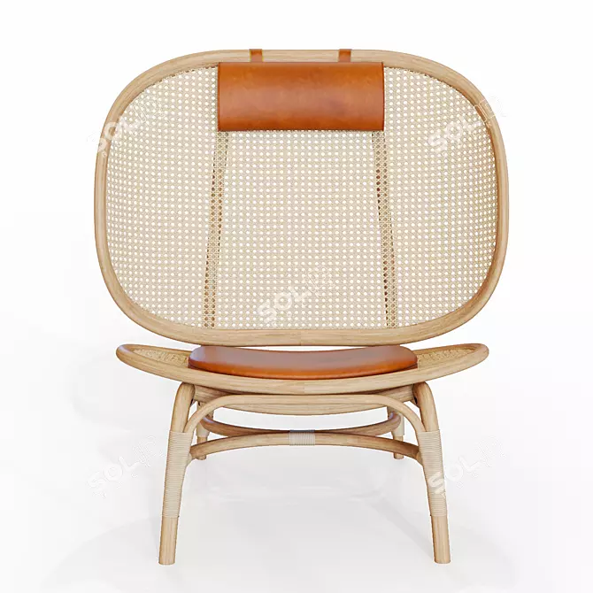 Minimalist Nomad Chair 3D model image 1