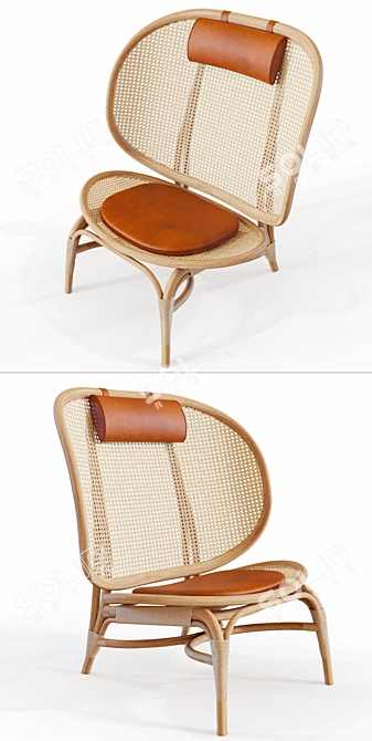 Minimalist Nomad Chair 3D model image 2