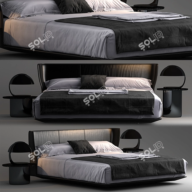 B&B Italia Alys Bed 3D model image 1