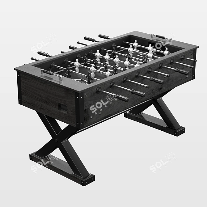 Wolf Creek Foosball Table: Fun and Quality in One 3D model image 1