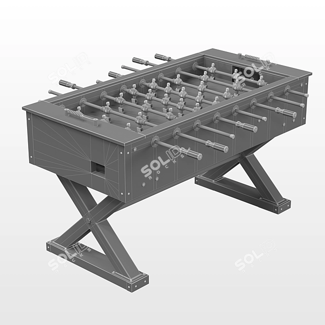 Wolf Creek Foosball Table: Fun and Quality in One 3D model image 2