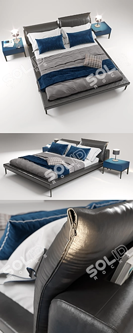 Adjustable Comfort: Vela Bed 3D model image 3