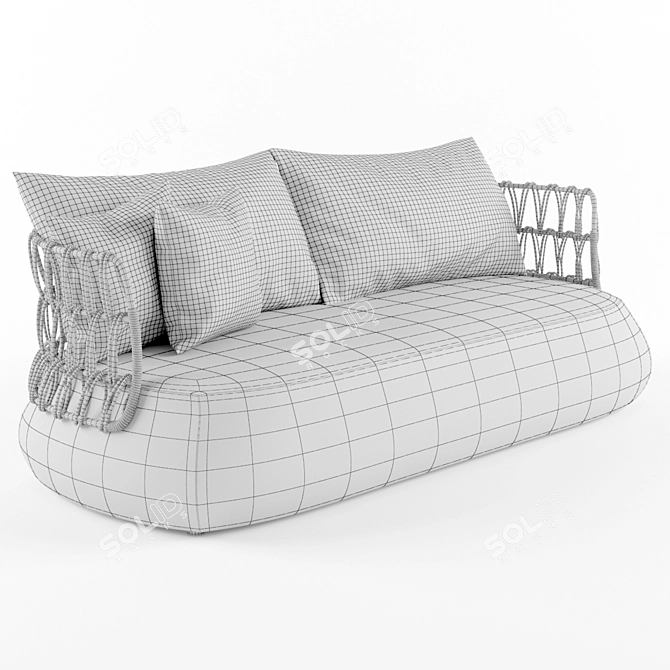 Outdoor Luxury: Fat-Sofa by B&B Italia 3D model image 2