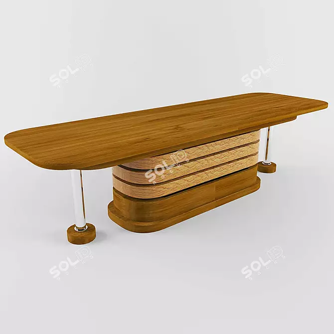 Arbor Meeting Room Table 3D model image 2