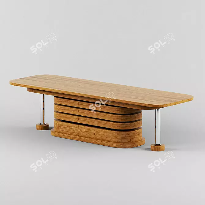 Arbor Meeting Room Table 3D model image 3