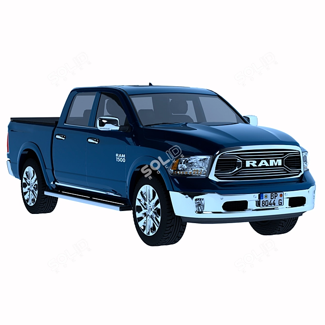 Powerful and Reliable: Dodge Ram 1500 3D model image 1