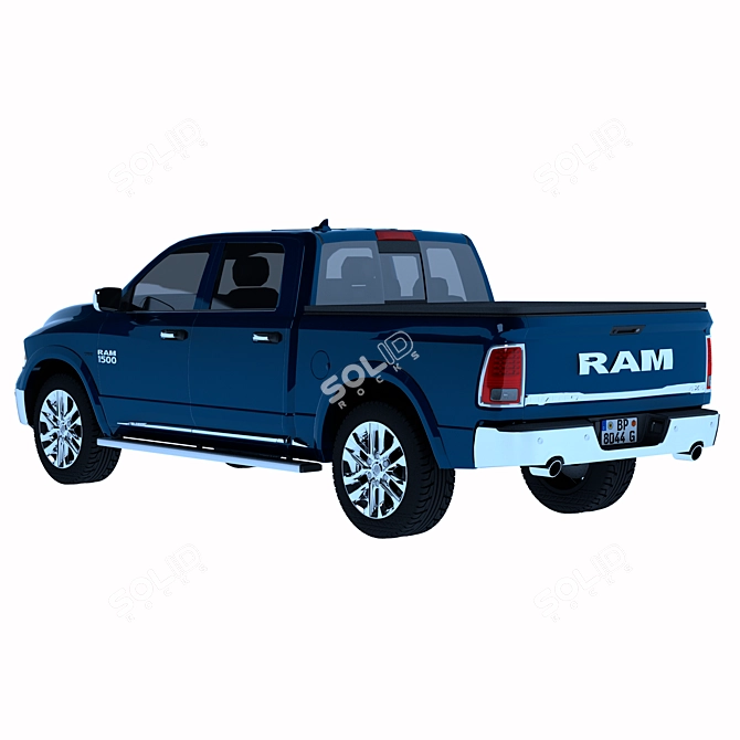 Powerful and Reliable: Dodge Ram 1500 3D model image 2