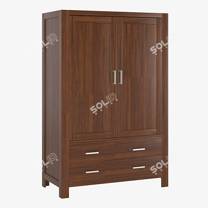 Elegant Lyon Cabinets: Organize in Style 3D model image 2