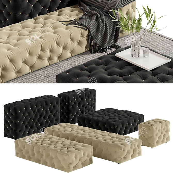 Versatile and Stylish: Meritalia La Michetta 3D model image 2