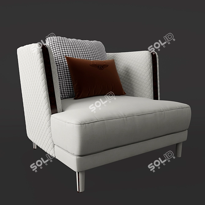 Elevate Your Space with Bentley Stamford Chair 3D model image 1